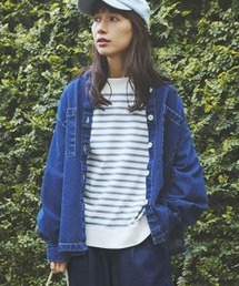 studio CLIP | リバーシブルWリブロングTシャツ(Tシャツ/カットソー)