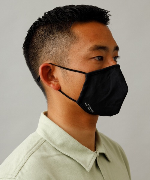 Saturdays NYC(サタデーズ ニューヨークシティ )の「Saturdays NYC 3-Layer Fabric Masks(マスク・メンズ・ブラック・FREE)」の3枚目の写真