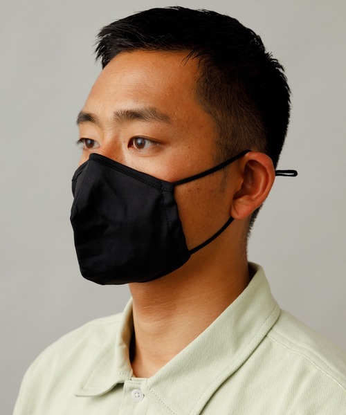 Saturdays NYC(サタデーズ ニューヨークシティ )の「Saturdays NYC 3-Layer Fabric Masks(マスク・メンズ・ブラック・FREE)」の10枚目の写真