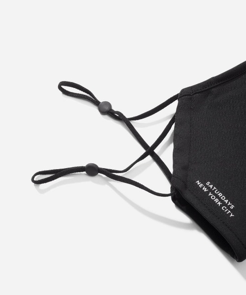 Saturdays NYC(サタデーズ ニューヨークシティ )の「Saturdays NYC 3-Layer Fabric Masks(マスク・メンズ・ブラック・FREE)」の4枚目の写真