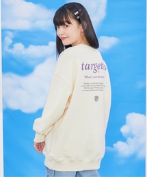 【TARGETTO】BACK PRINTING LOGO SWEAT SHIRT / ターゲット バック プリント ロゴ スウェットシャツ