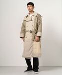 SEEALL トレンチコート SEEALL (シーオール) [ RECONSTRUCTED TRENCH COAT ] リメイク