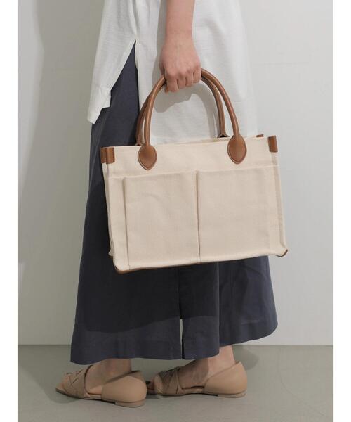 AMERICAN HOLIC（アメリカンホリック）の「ガーデンバッグ　＊（トートバッグ・レディース・ブラック/オフホワイト・FREE）」の6枚目の写真