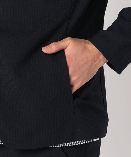 Stutostein Nolley's（シュテットシュタインノーリーズ）の「ドライストレッチ テーラードジャケット セットアップ（テーラードジャケット・メンズ・ネイビー系1/ブラック×グレー/ダークネイビー・S/M/L/XL）」の9枚目の写真