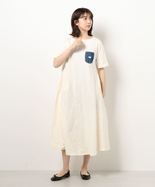 Lee リー デニムポケット カットソーワンピース チュニック Lee リー のファッション通販 Zozotown
