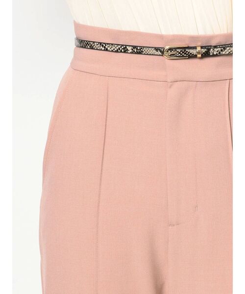 MERCURYDUO（マーキュリーデュオ）の「ベルト付リネンライクフレアパンツ（その他パンツ・レディース・ピンク/ライム/アイボリー・SMALL/MEDIUM）」の15枚目の写真