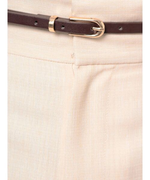 MERCURYDUO（マーキュリーデュオ）の「ベルト付リネンライクフレアパンツ（その他パンツ・レディース・ピンク/ライム/アイボリー・SMALL/MEDIUM）」の16枚目の写真
