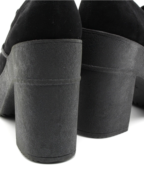 mystic（ミスティック）の「厚底スリッポン（パンプス・レディース・ブラック/ネイビー・37/36/38）」の8枚目の写真