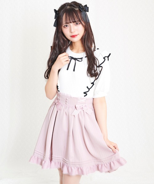 21新商品 レースアップピンタックフレアスカート スカート スカート Honey Honey シークレットハニー のファッション Honey シークレットハニー のスカート レースアップピンタックフレアスカート 2se5140 を購入できます Secret Secret