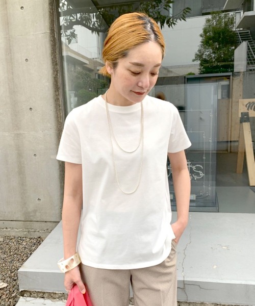 SHENERY（シーナリー）の「New Standard3パック カットソー（Tシャツ/カットソー・レディース・マスタード/オフホワイト/グレー系その他・FREE）」の4枚目の写真