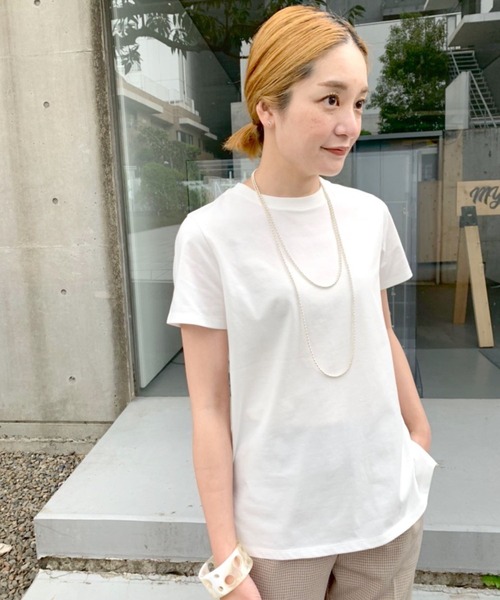 SHENERY（シーナリー）の「New Standard3パック カットソー（Tシャツ/カットソー・レディース・マスタード/オフホワイト/グレー系その他・FREE）」の14枚目の写真