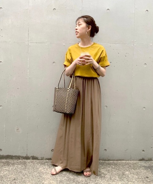 SHENERY（シーナリー）の「New Standard3パック カットソー（Tシャツ/カットソー・レディース・マスタード/オフホワイト/グレー系その他・FREE）」の21枚目の写真