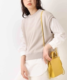 a.v.v | 【雑誌 InRed(宝島社) 5月号掲載/2点セット】ダンボールベスト&パフスリーブシャツ(スウェット)