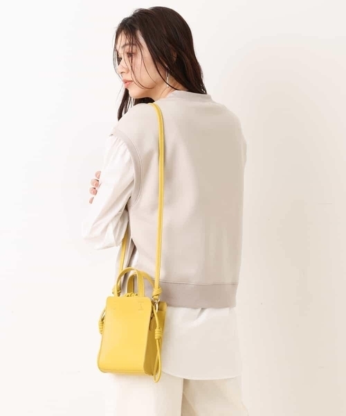 a.v.v（アーヴェヴェ）の「ダンボールベスト&パフスリーブシャツ（スウェット・レディース・ブラック/ライトグレー/ミント・38/42/40/36/34）」の10枚目の写真