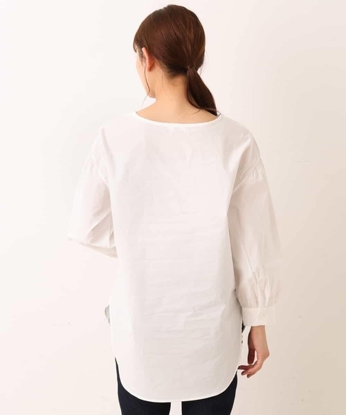 a.v.v（アーヴェヴェ）の「ダンボールベスト&パフスリーブシャツ（スウェット・レディース・ブラック/ライトグレー/ミント・38/42/40/36/34）」の21枚目の写真