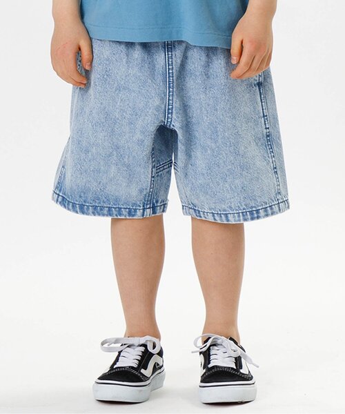 F.O.U(エフオーユー)の「クライミングショーツ 5分丈(その他パンツ・キッズ・ネイビー/サックスブルー・100/110/120/130/140)」の2枚目の写真