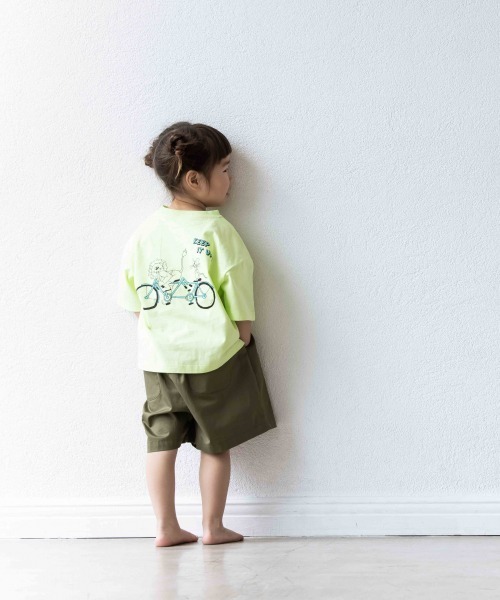 LOWRYS FARM（ローリーズファーム）の「コットンタックキュロット　948644（その他パンツ・キッズ・ブラック/ベージュ/カーキ・110/120/130）」の3枚目の写真