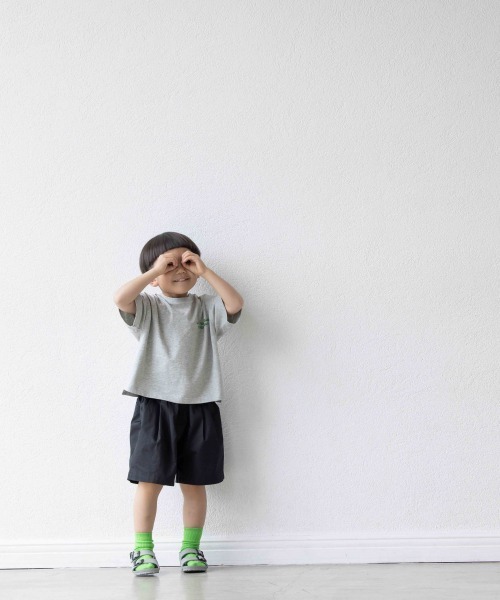 LOWRYS FARM（ローリーズファーム）の「コットンタックキュロット　948644（その他パンツ・キッズ・ブラック/ベージュ/カーキ・110/120/130）」の9枚目の写真