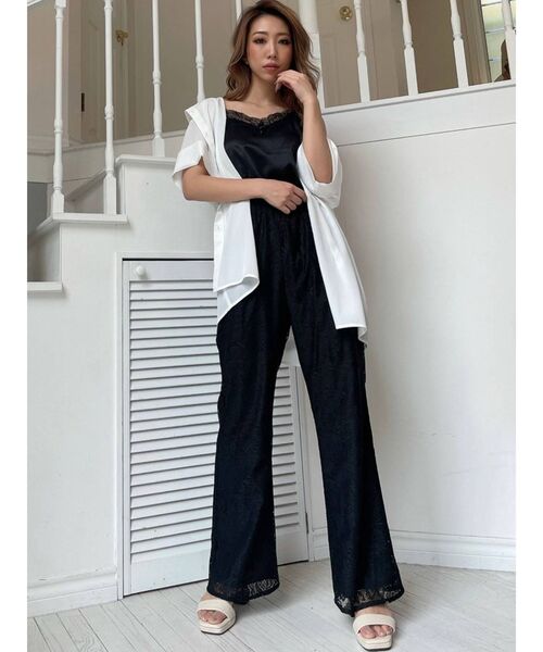 RESEXXY（リゼクシー）の「レースワイドパンツ（その他パンツ・レディース・ホワイト/ブラック/ブラウン・FREE）」の18枚目の写真