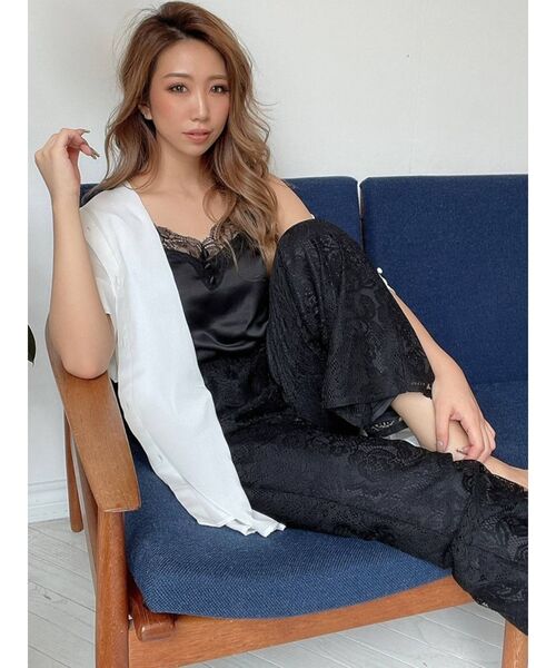 RESEXXY（リゼクシー）の「レースワイドパンツ（その他パンツ・レディース・ホワイト/ブラック/ブラウン・FREE）」の19枚目の写真