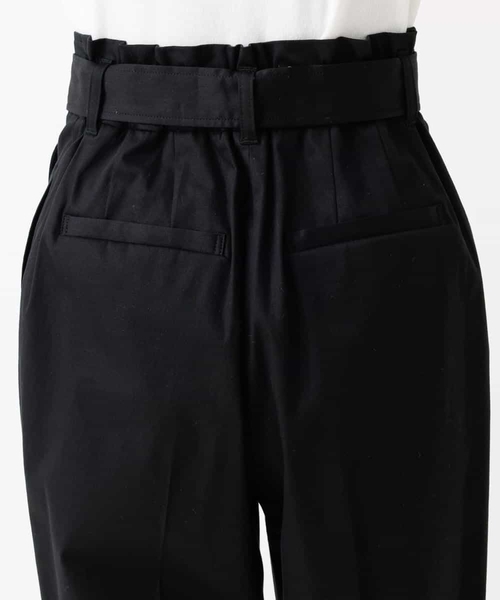 MK MICHEL KLEIN（エムケーミッシェルクラン）の「ハイウエスト リラックステーパードパンツ/洗える（その他パンツ・レディース・ホワイト/ブラック・38）」の8枚目の写真