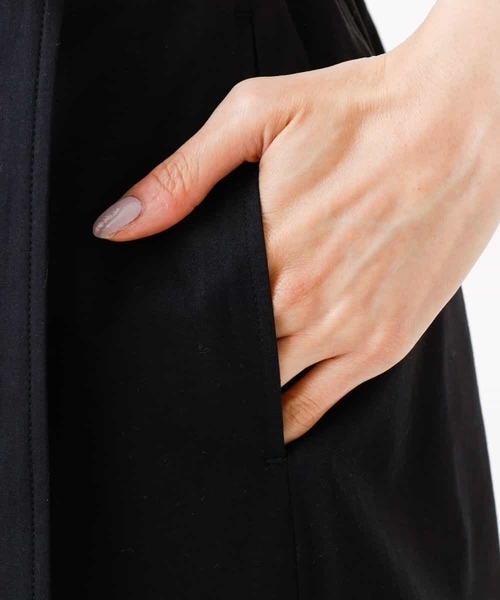 MK MICHEL KLEIN（エムケーミッシェルクラン）の「ハイウエスト リラックステーパードパンツ/洗える（その他パンツ・レディース・ホワイト/ブラック・38）」の9枚目の写真