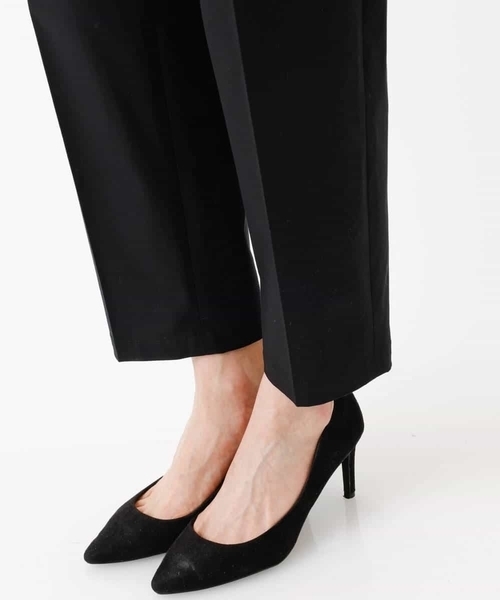 MK MICHEL KLEIN（エムケーミッシェルクラン）の「ハイウエスト リラックステーパードパンツ/洗える（その他パンツ・レディース・ホワイト/ブラック・38）」の11枚目の写真