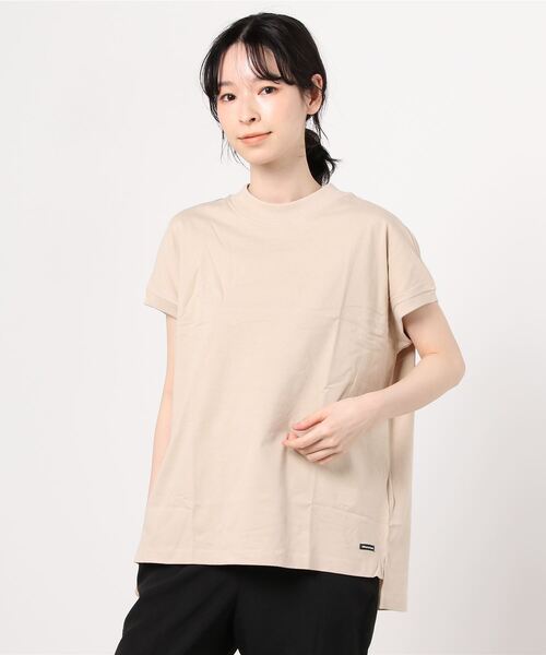 MANASTASH(マナスタッシュ)の「MANASTASH/マナスタッシュ SHELTEC FRENCH TEE シェルテックT(Tシャツ/カットソー・レディース・ブラック/ベージュ/ホワイト/カーキ/その他・FREE)」の3枚目の写真