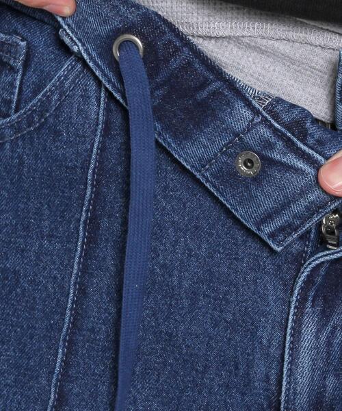 coen by Mr.SZK(コーエンバイミスタースズキ)の「センタープレスワイドテーパードデニム【coen × Mr.SZK】(デニムパンツ・メンズ・ネイビー/コバルトブルー・SMALL/MEDIUM/LARGE/X-LARGE)」の19枚目の写真