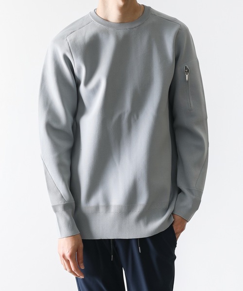 ATTACHMENT（アタッチメント）の「PE KNIT CREWNECK PULLOVER L/S