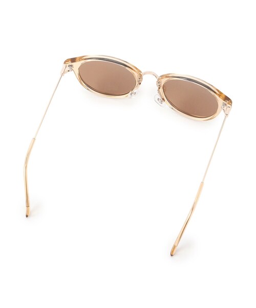 DRESKIP(ドレスキップ)の「◆クリアフレ-ムコンビファッショングラス(サングラス・レディース・クリア/ブラウン系/キャメル・00)」の5枚目の写真