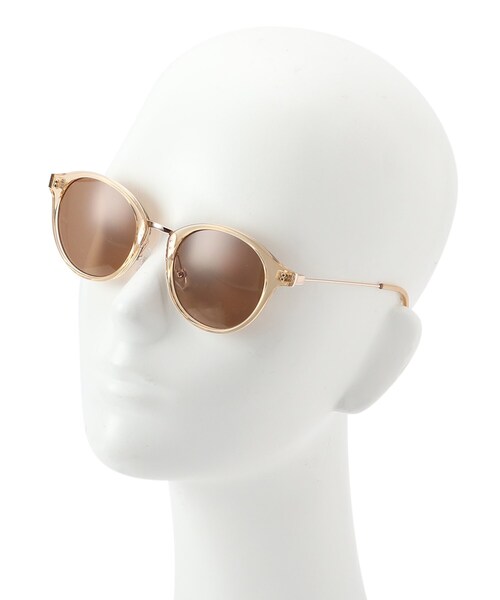 DRESKIP(ドレスキップ)の「◆クリアフレ-ムコンビファッショングラス(サングラス・レディース・クリア/ブラウン系/キャメル・00)」の7枚目の写真