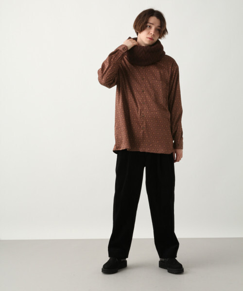 HARE(ハレ)の「長袖シャツ(シャツ/ブラウス・メンズ・ブラウン・MEDIUM)」の3枚目の写真