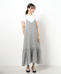 earth music&ecology | 切り替えキャミワンピース　＊(ワンピース)