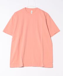 【W】【it】【LOS ANGELES APPAREL】6.5oz Garment Dye CrewNeck T