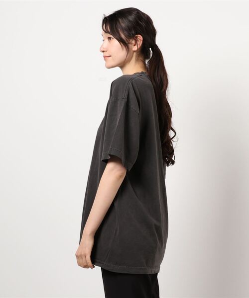 LOS ANGELES APPAREL(ロサンゼルスアパレル)の「【W】【it】【LOS ANGELES APPAREL】6.5oz Garment Dye CrewNeck T(Tシャツ/カットソー・レディース・ベージュ/クリーム/グリーン/クリアブルー/パープル/スミクロ/ブラック/ホワイト/ライトグレー/レッド系その他/ダークブルー/レッド系その他2/ライトピンク/ネイビー/コーラルピンク/オレンジ/パープル系/アーミー・X-LARGE/LARGE/XX-LARGE/MEDIUM/SMALL/XXX-LARGE)」の19枚目の写真