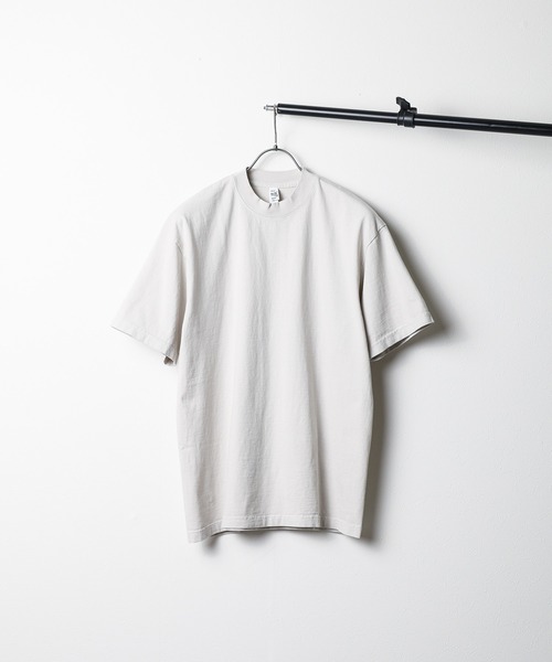 LOS ANGELES APPAREL(ロサンゼルスアパレル)の「【W】【it】【LOS ANGELES APPAREL】6.5oz Garment Dye CrewNeck T(Tシャツ/カットソー・レディース・ベージュ/クリーム/グリーン/クリアブルー/パープル/スミクロ/ブラック/ホワイト/ライトグレー/レッド系その他/ダークブルー/レッド系その他2/ライトピンク/ネイビー/コーラルピンク/オレンジ/パープル系/アーミー・X-LARGE/LARGE/XX-LARGE/MEDIUM/SMALL/XXX-LARGE)」の4枚目の写真