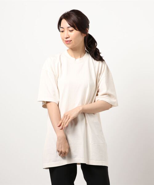 LOS ANGELES APPAREL(ロサンゼルスアパレル)の「【W】【it】【LOS ANGELES APPAREL】6.5oz Garment Dye CrewNeck T(Tシャツ/カットソー・レディース・ベージュ/クリーム/グリーン/クリアブルー/パープル/スミクロ/ブラック/ホワイト/ライトグレー/レッド系その他/ダークブルー/レッド系その他2/ライトピンク/ネイビー/コーラルピンク/オレンジ/パープル系/アーミー・X-LARGE/LARGE/XX-LARGE/MEDIUM/SMALL/XXX-LARGE)」の21枚目の写真