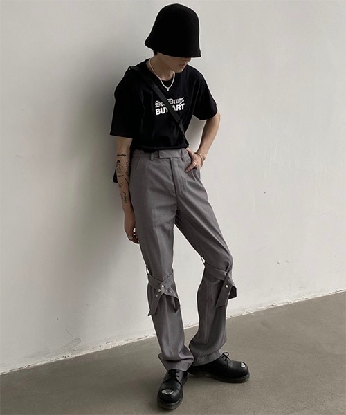 WESTBOY(ウエストボーイ)の「【WB ORIGINALS】Black Letter Printed Drop Shoulder T-shirt WO21S504TP(Tシャツ/カットソー・メンズ・ホワイト/ブラック・M/L/XL)」の11枚目の写真