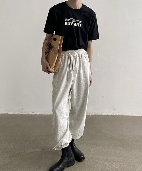 WESTBOY(ウエストボーイ)の「【WB ORIGINALS】Black Letter Printed Drop Shoulder T-shirt WO21S504TP(Tシャツ/カットソー・メンズ・ホワイト/ブラック・M/L/XL)」の17枚目の写真