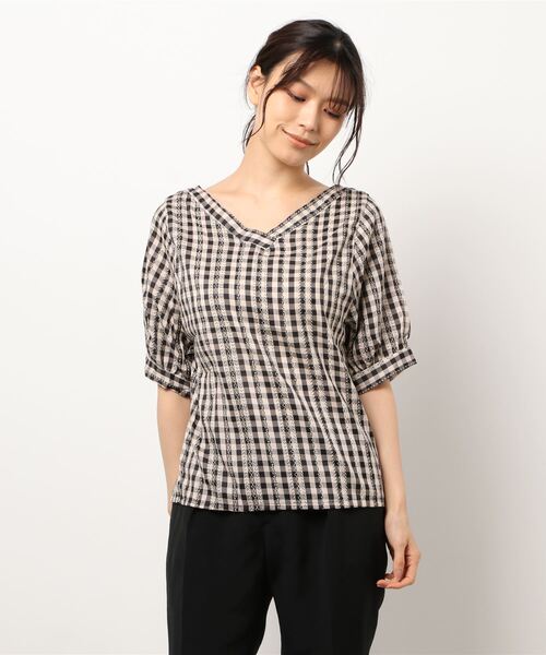MAISON DE THERESE(メゾン ド テレーズ)の「チェックシャツ(シャツ/ブラウス・レディース・B/A/C・L/M)」の1枚目の写真