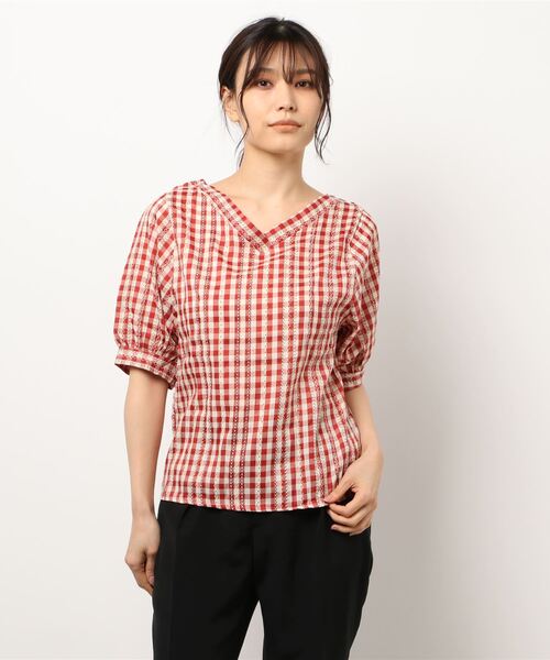MAISON DE THERESE(メゾン ド テレーズ)の「チェックシャツ(シャツ/ブラウス・レディース・B/A/C・L/M)」の3枚目の写真