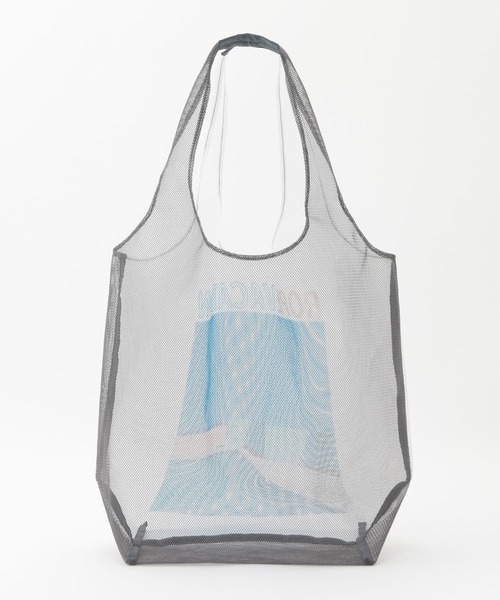 ROPE'（ロペ）の「永井博×ROPE'VACATION Mesh Bag（トートバッグ・レディース・ベージュ/グレー・FREE）」の5枚目の写真