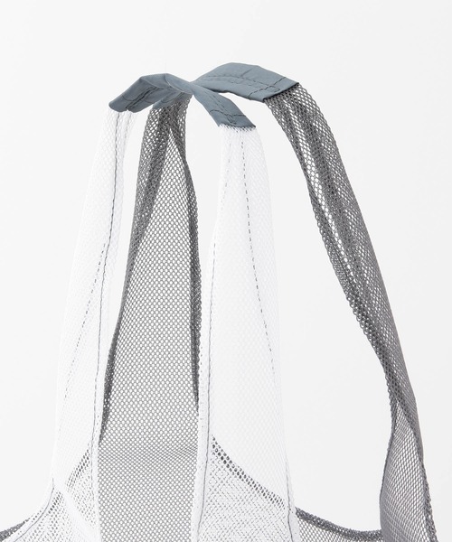 ROPE'（ロペ）の「永井博×ROPE'VACATION Mesh Bag（トートバッグ・レディース・ベージュ/グレー・FREE）」の6枚目の写真