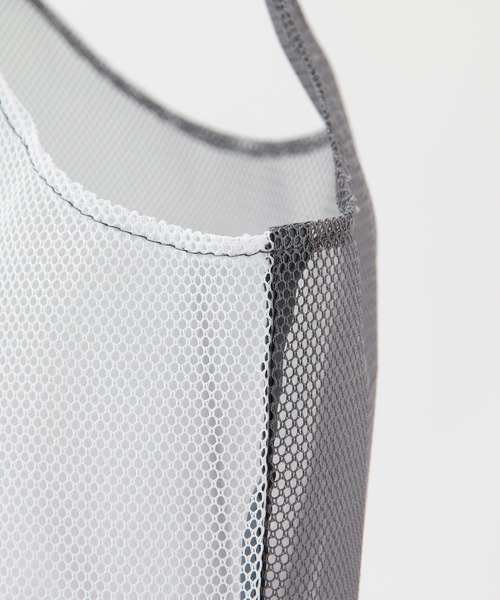 ROPE'（ロペ）の「永井博×ROPE'VACATION Mesh Bag（トートバッグ・レディース・ベージュ/グレー・FREE）」の8枚目の写真