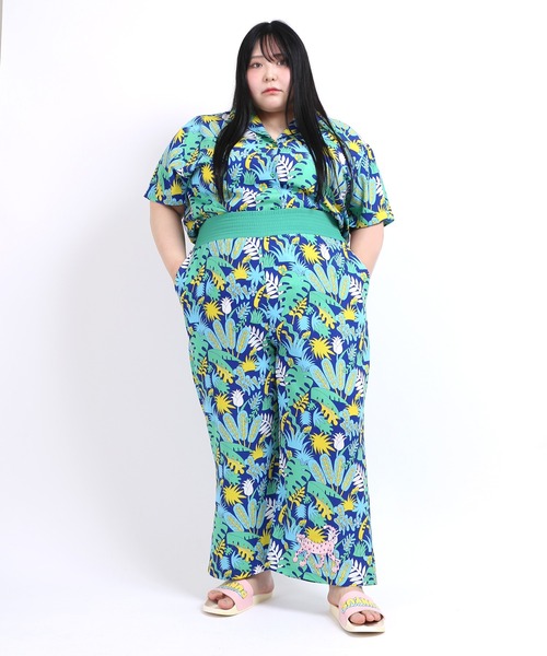 PUNYUS（プニュズ）の「サファリ柄イージーパンツ（その他パンツ・レディース・ピンク/グリーン・1/2/4/3）」の8枚目の写真