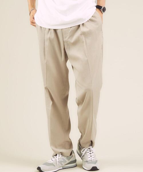 green label relaxing(グリーンレーベルリラクシング)の「<green label relaxing>トリアセ 1Pイージー9分丈 パンツ -ストレッチ-(その他パンツ・メンズ・ベージュ/ネイビー/ライラック・SMALL/MEDIUM/LARGE/X-LARGE)」の1枚目の写真