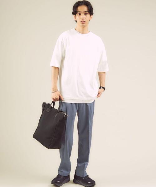 green label relaxing(グリーンレーベルリラクシング)の「<green label relaxing>トリアセ 1Pイージー9分丈 パンツ -ストレッチ-(その他パンツ・メンズ・ベージュ/ネイビー/ライラック・SMALL/MEDIUM/LARGE/X-LARGE)」の8枚目の写真