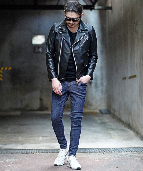 RATTLE TRAP（ラトルトラップ）の「ハイパーストレッチスキニーエイジレスデニム（デニムパンツ・メンズ・ネイビー・LL/SS/S/M/L）」の12枚目の写真