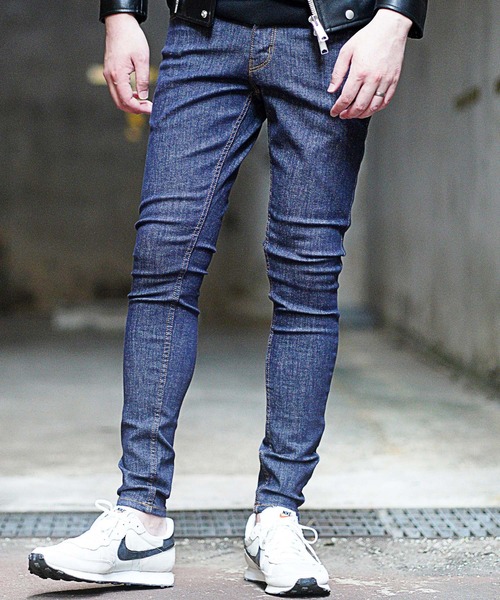 RATTLE TRAP（ラトルトラップ）の「ハイパーストレッチスキニーエイジレスデニム（デニムパンツ・メンズ・ネイビー・LL/SS/S/M/L）」の18枚目の写真